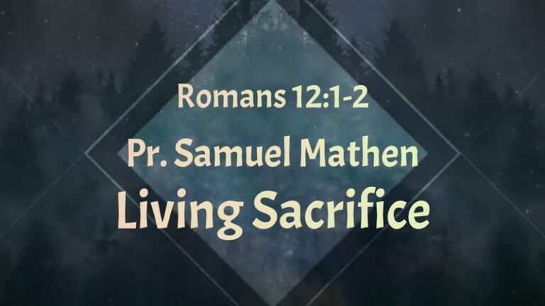 Sermon 2020 11 01